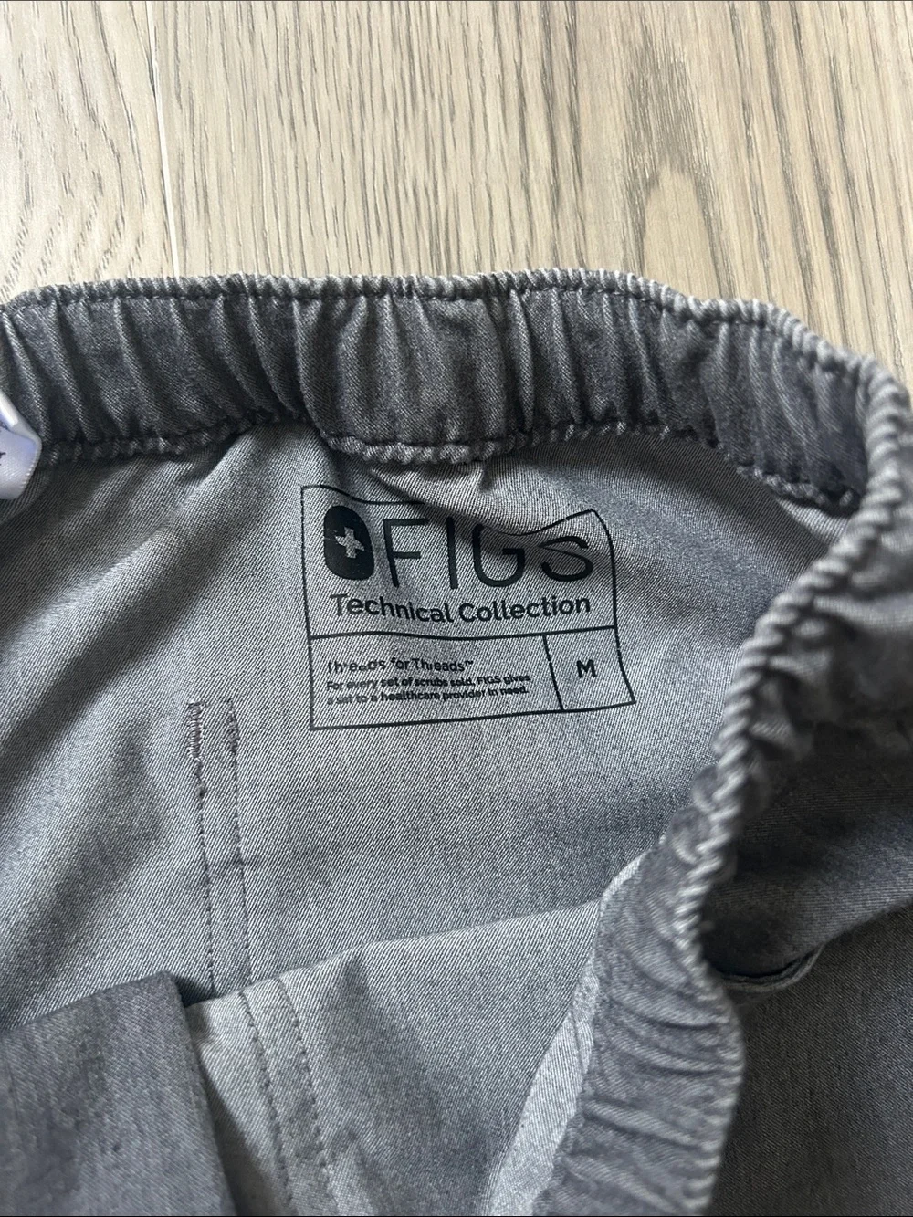 Figs Cairo Straight Leg Scrub Pants Graphite Gray Men’s Size Medium